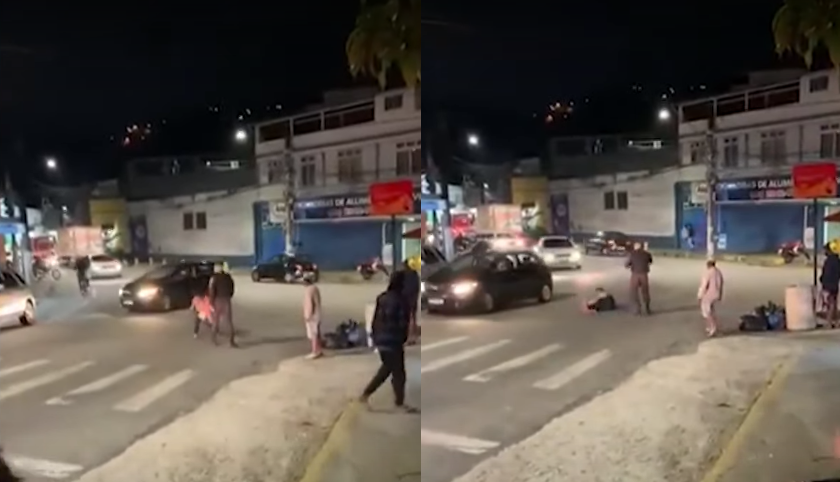 PM é investigado após chutar e arrastar uma mulher em Teresópolis, no RJ