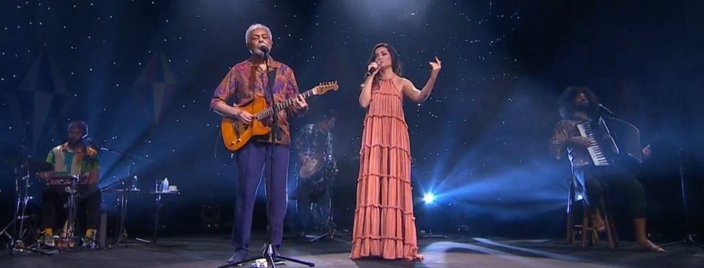 Gilberto Gil e Juliette se emocionam em live junina: ‘É a nossa alma dançando forró’