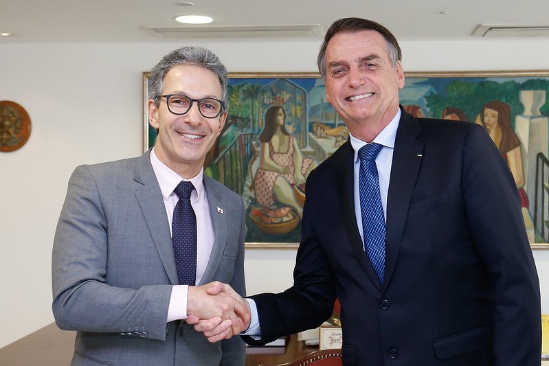 No radar de Bolsonaro, Zema declara apoio a pré-candidato do Novo à Presidência da República