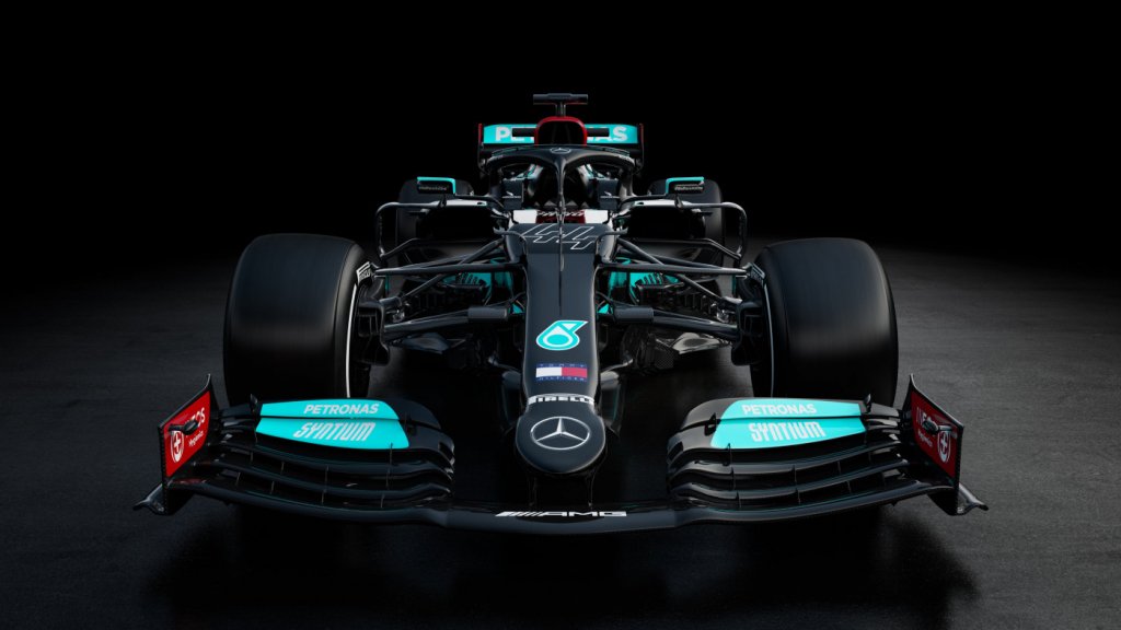 Mercedes apresenta carro para temporada 2021 com cor preta; confira