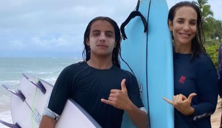 Ivete Sangalo diz por que filho teve que vender videogame para comprar prancha de surfe