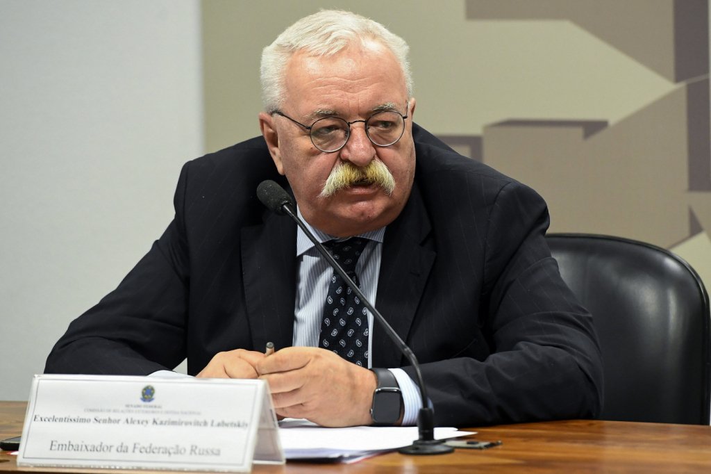 No Senado, embaixador da Rússia no Brasil fala em ‘políticas russofóbicas’