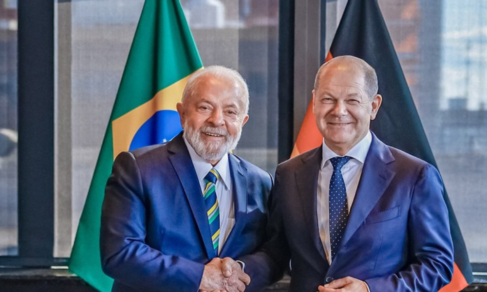 Lula diz a chanceler alemão que quer fechar acordo UE-Mercosul neste ano