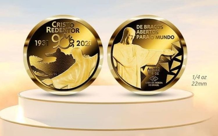 Casa da Moeda lança medalha comemorativa nos 90 anos do Cristo Redentor