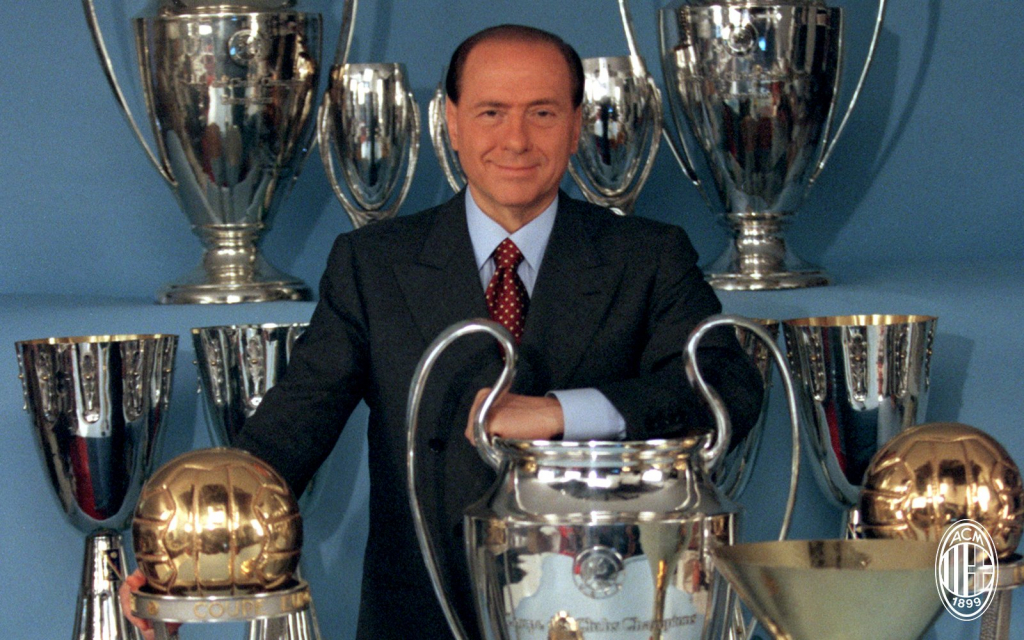 Maior dirigente da história do Milan, Berlusconi encheu time de brasileiros e foi sogro de Alexandre Pato