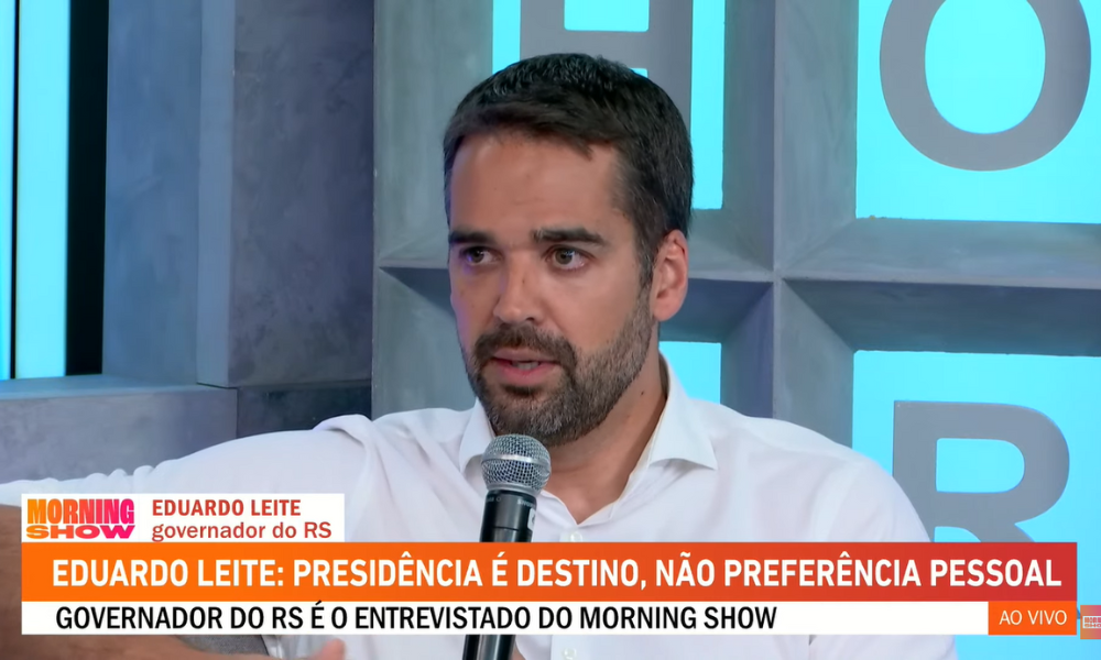 Leite critica falas de Lula sobre Moro: ‘Não é papel do presidente perseguir culpados’